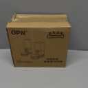 Yummy Sam Hanging Cage Automatic Small Pet Food Bowl Water Bottle Dispenser, Detachable Auto Gravity 1.2L Self-Feeding Feeder and 0.52L Waterer Set Kennel Feeding Station for Puppy Cats Rabbit (Grey)