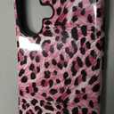 iPhone 17 Case - Wireless Charging for MagSafe, Dual-Layer Design (Outer Hard PC Shell + Inner Soft TPU Shell), Leopard Print Retro Style, Unisex Shockproof Protective Case - Pink