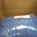Saferay California King Quilted Pinch Pleat Comforter, 102x96, Steel Blue, California King Size