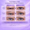 Eyelid Tape for Hooded Eyes Invisible 600Pcs, Waterproof Eyelid Lifter Strips for Natural-Looking, All-Day Wear,Say Goodbye to Single Lids,Sagging Eyelids