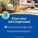 Fresh Step Advanced Ever Fresh Multi Cat Clumping Cat Litter, Unscented, Low Dust, Odor Control with Ammonia Block Tech, Compatible in Automatic Litter Boxes, 32 lb. (2 x 16 lb.)