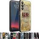 Phone Case Compatiable for Samsung Galaxy S25 Edge 5G,Slim Shockproof Protective Cover for Man Women Girl Boy Children,Christian Faith Jesus