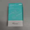 NUTICT 1.5FT Short Flat Extension Cord with 3 Outlets, Flat Wall Plug & Ultra-Thin Outlet Cover, ETL Listed, 13A/1625W, 900J Surge Protection, White Outlet Extender Plug Behind TV, Couch, Furniture