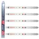 Double-Sided Reciprocating Saw Blade,12 Inch Wood Pruning Japanese Teeth Saw Blades for Cutting Bamboo/Tree Branches/Limb/Roots/Shrubs/Brush/Stumps (5TPI/5 Pack)