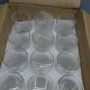 UPBUD 12pcs Glass Cylinder Vases for Centerpieces | 10 Inch Tall Flower Vase for Wedding Decorations, Floating Candle Holders for Dinner Table, Bridal Shower, Office Home Dcor