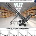 330 LBS Stair Climbing Dolly for Stairs, 10-Wheel Climber Hand Truck Dolly