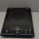 Mueller RapidTherm Portable Induction Cooktop, 1800W Hot Plate Electric Stove Top Burner. 8 Temp Levels, Auto-Off & Pot Detection, LED Display, Child Lock, 4 Programs, Burners for Cooking