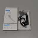 Bluetooth Headset V6.1, Wireless Handsfree Earpiece with Mic, CVC8.0 Noise Canceling Headphone for Calls, Driving Headset for Trucker, Single-Ear Earphone for Business/Driving/Leisure/Work