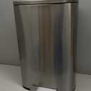 PayLessHere 13 Gallon (50L) in Home Recycling Bin Kitchen Stainless Steel Recycling Bin with Lid Removable Inner Bucket Foot Pedal Soft Close for Office Home Kitchen Garbage Can Trash Bin