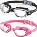 Aegend Swim Goggles, 2 Pack Swimming Goggles No Leaking Adult Men Women Youth