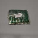 2 x Jongdari Chenille Letter Patches Self-Adhesive & Iron-On Letters, Varsity Fuzzy Patch Glitter Alphabet - 26pcs, Green