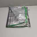 Wall Mounted Pot Rack, 23.8 Inch Pot and Pan Organizer with 2 Tier Hanging Rails, 12 S-Hooks, Metal Pot Rack for Kitchen Cookware Organizer, Space Saving, for Kitchen Utensils, Black PR01BK