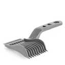 Blend Friend Fade Comb,Professional Barber Comb for Men Haircut Hair Fade Tool For Home,Salon or Professional Use (One Size, Pound, 1) (1pc Gray)