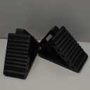 Solid Wheel Chocks Heavy Duty Rubber Tire Stop Block for Car Sedans SUV ATV Truck Tire Chocks with Wide Handle (2 PCS) (Regular Size)