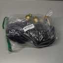 AceOrbit 2 Pcs Vintage Velvet Necklace Display Stand Mannequin Velvet Jewelry Necklace Holder Elegant Decor for Wedding Jewelry Selling Trade Shows(Black,13.8 and 6.7 Inches)