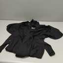 Pinup Fashion Women Plus Size Dresses Wedding Guest - Semi Formal Cocktail Wrap Empire Waist Midi Dress (Black, 20W)