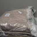 Keeko 4x6 Area Rugs for Living Room, Soft Modern Memory Foam Bedroom Rug Washable Indoor Rug Low Pile Minimalist Non Slip Carpet for Kids Nursery Dorm Room Home Decor Brown and White