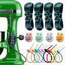 Cord Organizer for Appliances Cord Wrapper Cord Holder Cord Winder for Appliances Air Fryer, Coffee Maker, Blender, Pressure Cooker, Toaster (Green)