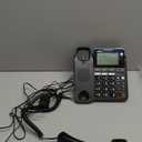 AT&T CD4930 Corded Phone with Digital Answering System and Caller ID, ExtraLarge Tilt Display & Buttons, Black