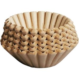Extra Large Coffee Filters 12, 13, 14, 15, 16 Cup Basket for Commercial, Domestic Coffee Maker Extra High Extra Wide, Anti ground, Flattened Diameter 9.75" (200)