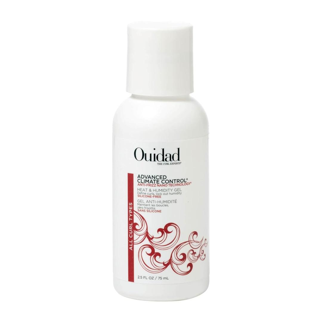 Ouidad Advanced Climate Control Heat & Humidity Gel for Curly Hair Crunch-Free, Soft Hold Styling Gel, Fights Frizz & Locks In Moisture for Defined Curls, All Curl Types, Sulfate & Silicone-Free