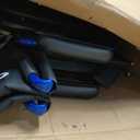 Drive Medical Blue Streak Lightweight Wheelchair - Portable Folding Mobility Aid - Swing-Away Footrests - Desk Arms - Durable Steel Frame - Easy Transport & Storage - 16-Inch Seat