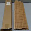 LazBlinds 100% Blackout No Drill Bamboo Roman Shades, Cordless Bamboo Blinds for Indoor Windows, Room Darkening Shades for Home & Patio, Thermal Insulated, Squirrel, 21" W x 48" H