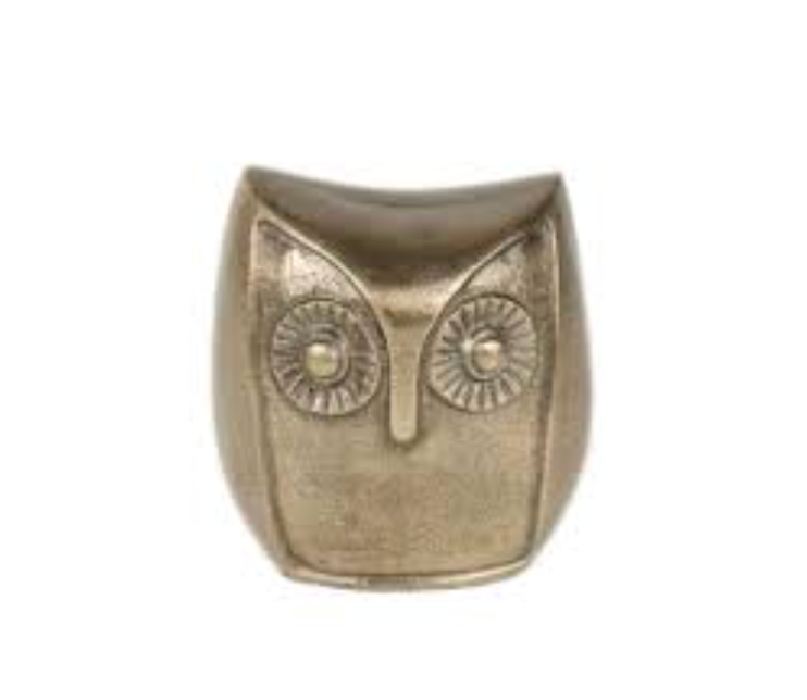 Antique Golden Owl 4x3