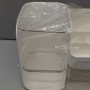 Makeup Organizer with Drawers,Large Capacity Countertop Organizer for Vanity,Bathroom and Bedroom Desk Cosmetics Organizer,Easy To Storage Skincare,Brushes, Eyeshadow,Lipstick (All Cream, Large)