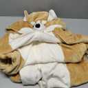 COSUSKET Snug Fit Unisex Adult Onesie Pajamas, Flannel Cosplay Animal One Piece Halloween Costume Sleepwear Homewear, XL