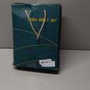 Shilucheng 100% French Linen Sheets - Queen Size Bed Sheets, Breathable & Cooling Pure Linen Sheets,Soft Durable and Tear Resistant -16 Inch Deep Pocket - 4Pcs (Dusty Blue, Queen)