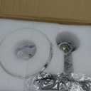 Matte Black Milk Glass Wall Sconces, 1 Pack Hardwired Indoor Wall Light Fixtures for Living Room, Hallway, Bedroom, Ceramic E26 Sockets (Bulbs Not Included)