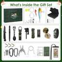 Survival Kit Advent Calendar for Men, 24 Days Christmas Countdown Calendar for Adults Survival Tools Gear Gift for Camping, Fishing, Hunting, Hiking