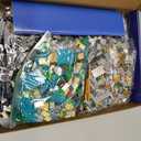 JXRLMB Magic Princess Blue Castle Micro Building Blocks for Adults Mini Building Kit, Creative Display Gift for Women and Kids Ages 14+ 3600 PCS