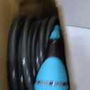 1/2 Inch Garden Hose 100 ft with 8 Pattern Spray Nozzles and Holder Heavy Duty Flexible Garden Water Hose for Yard, Lawn, Car Wash and Outdoor Watering