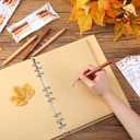 144 Pcs Thanksgiving Little Pumpkin Baby Shower Favor Fall Baby Shower Pens Gifts Bulk with a Little Pumpkin Is on The Way Thank You Card for Thanksgiving Gender Reveal Party Supplies Decor