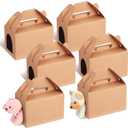 Fainne 24 Pcs Party Favors Boxes Foldable Treat Gift Boxes Candy Goodie Cases Decorations Adopt Pet Gift for Birthday Wedding Bridal Shower Party Favors(Blank)