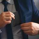 2 x HiWe Anti-Lost Bifold Men Wallet with Find My, Genuine Leather, RFID, Original Design, Black