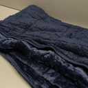 Super Fuzzy Soft Sherpa Fleece Weighted Blanket, 15 lbs Dual Sided Fluffy Heavy Weighted Blankets for Adults - No Bunching with Double Layers of Soft Inner Lining (60"x 80", 15 Pounds) (Navy Blue)