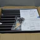 AmazerBath Bamboo Over The Toilet Storage Shelf, 2-Tier Over Toilet Bathroom Organizer Rack, Bathroom Shelves Over Toilet Space Saver, Espresso