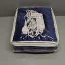 Electric Heated Blanket Full Size 72"x84",Fast Heating Throw, Soft Microplush for Bed & Couch, 1-10 Hours Auto Off & 6 Heating Levels, Machine Washable, Gifts for Grandma & Family-Navy Blue