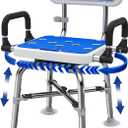 Swivel Shower Chair for Elderly and Disabled, Heavy Duty Safety Shower Seat