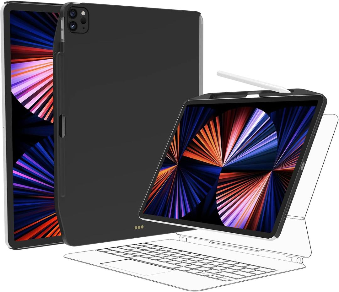 SwitchEasy CoverBuddy Case for iPad Pro 11" Compatible with Magic Keyboard & Smart Keyboard Folio (Keyboard Not Included) | for 2018-2022 11" iPad Pro 1st-4th Gen / 10.9" iPad Air 4 & 5 - Black SwitchEasy CoverBuddy Case for iPad Pro 11" Compatible with Magic Keyboard & Smart Keyboard Folio (Keyboard Not Included) | for 2018-2022 11" iPad Pro 1st-4th Gen / 10.9" iPad Air 4 & 5 - Black