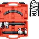 NYXOVA Coil Spring Compressor Tool, Heavy Duty Macpherson Strut Spring Compressor Tool, Ultra-Rugged Strut Spring Compressor Tool with Safety Guard, 2200lb Capacity 11in Jaw Opening