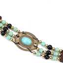 CHIC DIARY Western Cowboy Hat Band Replaceable Hat Belt for Men Women Panama Hatbands with Turquoise