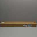 Joydeco Cordless Zebra Blinds (Pro), Dual Layer Light Control Zebra Blinds for Windows, Light-Proof Aluminum Cover, Free-Stop Roller Shades for Home & Office (Coffee,28" W x 75" H)