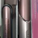 Shark FlexFusion Hair Straightener & Powerful Hair Dryer with Fusion Hair Brush, Ceramic Air Styler with Auto-Wrap Curlers & Concentrator, Ceramic Plates, Cosmic Blush HD641S