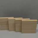 Bright Creations Unfinished MDF Wood Squares for Crafts, Wooden Blocks, 1 Inch Thick (6x6 in, 4 Pack) - Wood Blocks - Wooden Squares for Crafts