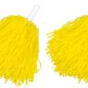 Plastic Cheerleading Pom Pom for Spirit Squadsikit Rooters, Cheering Teams, 2 Pcs