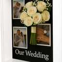 11.8x15.8x4 Shadow Box Frame Display Case with Glass Cover and Lining Extra Deep Large Picture Frame Memory Box for Wedding Bouquet Flowers Pet Memorial Collectibles and Memorabilia Display